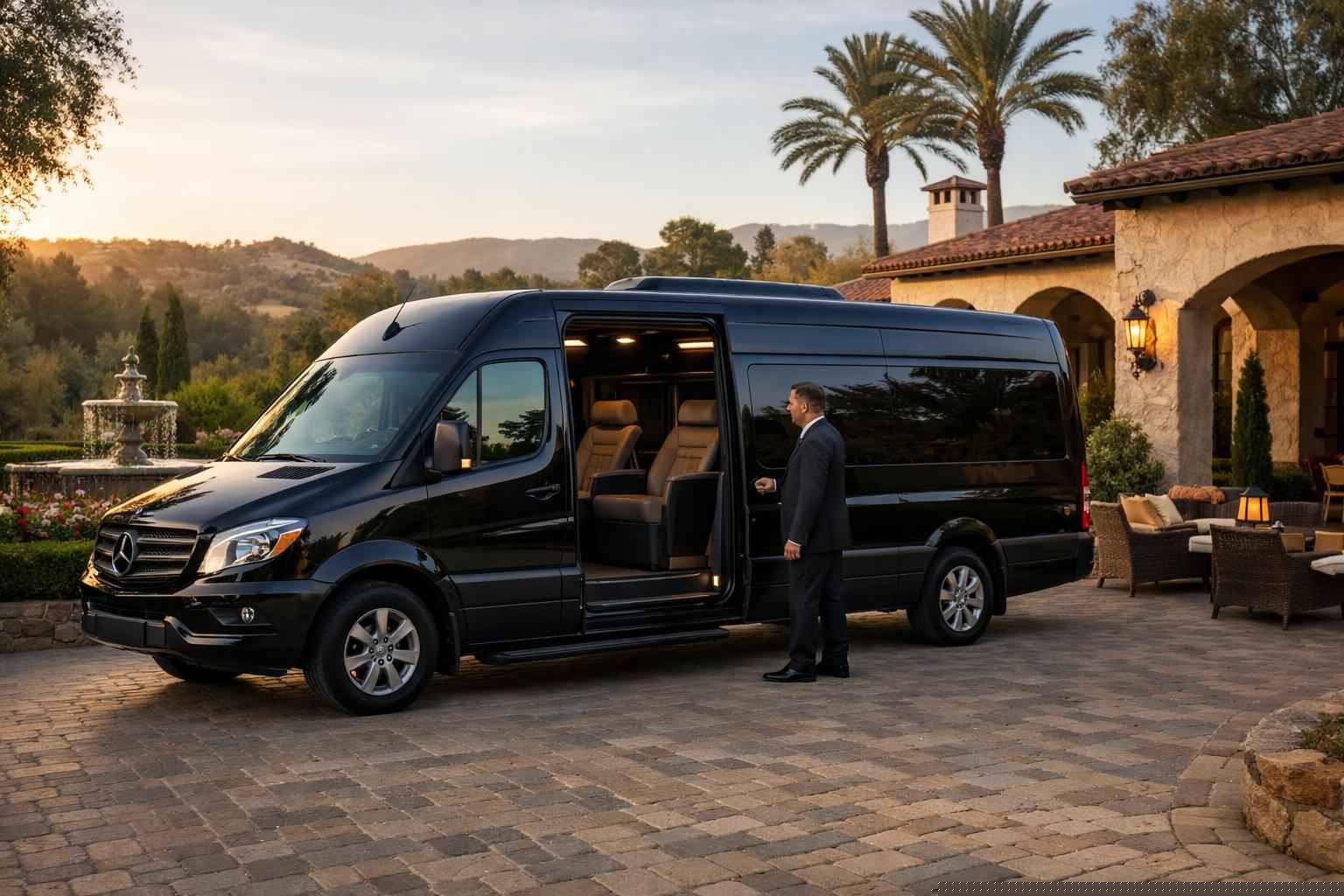 Passenger Van With Driver Near Me Rancho Santa Fe Ca