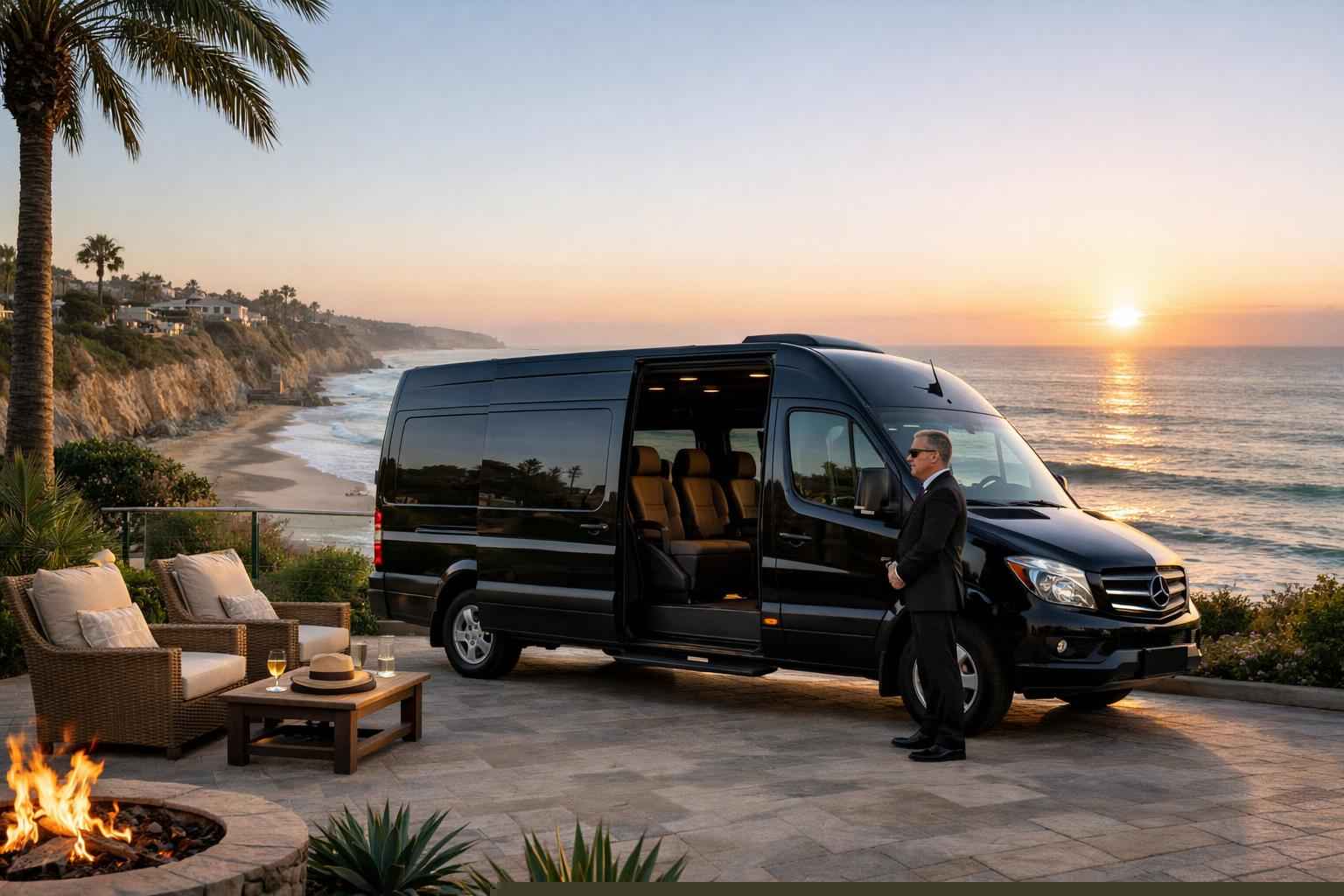 Passenger Van With Driver In Solana Beach California Passenger Van With Driver Near Me Solana Beach Ca