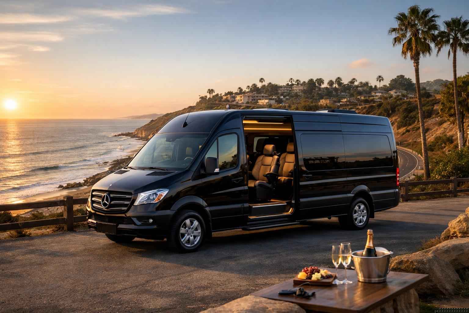 Passenger Van With Driver Prices In Del Mar Ca