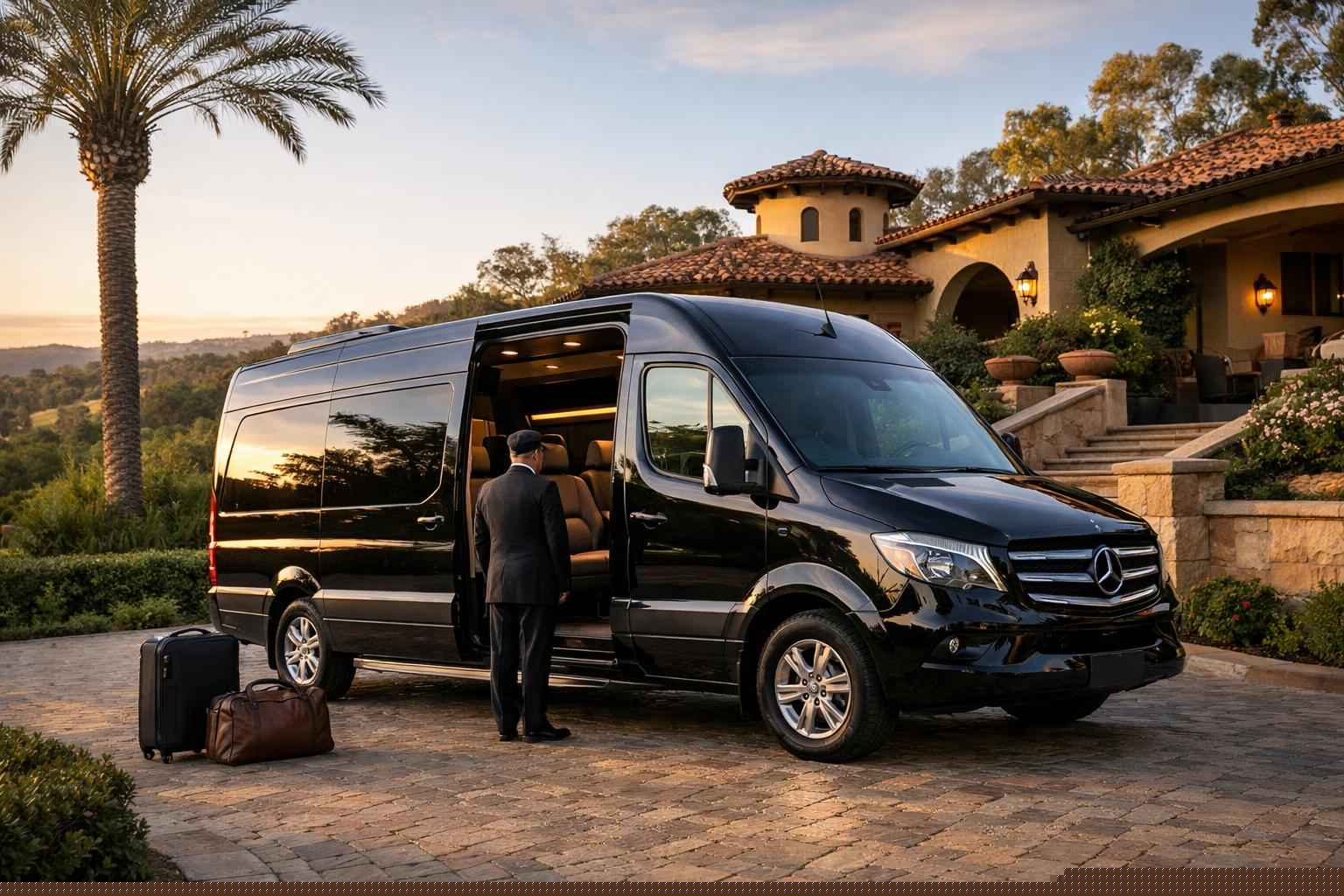 Passenger Van With Driver Rancho Santa Fe Ca