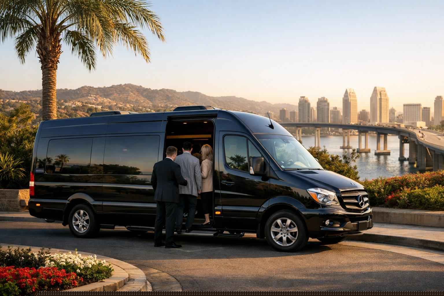 Passenger Van With Driver Services In Bostonia California