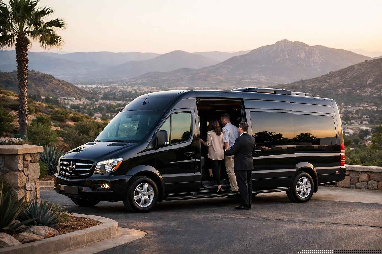 Passenger Van With Driver Services In Escondido California