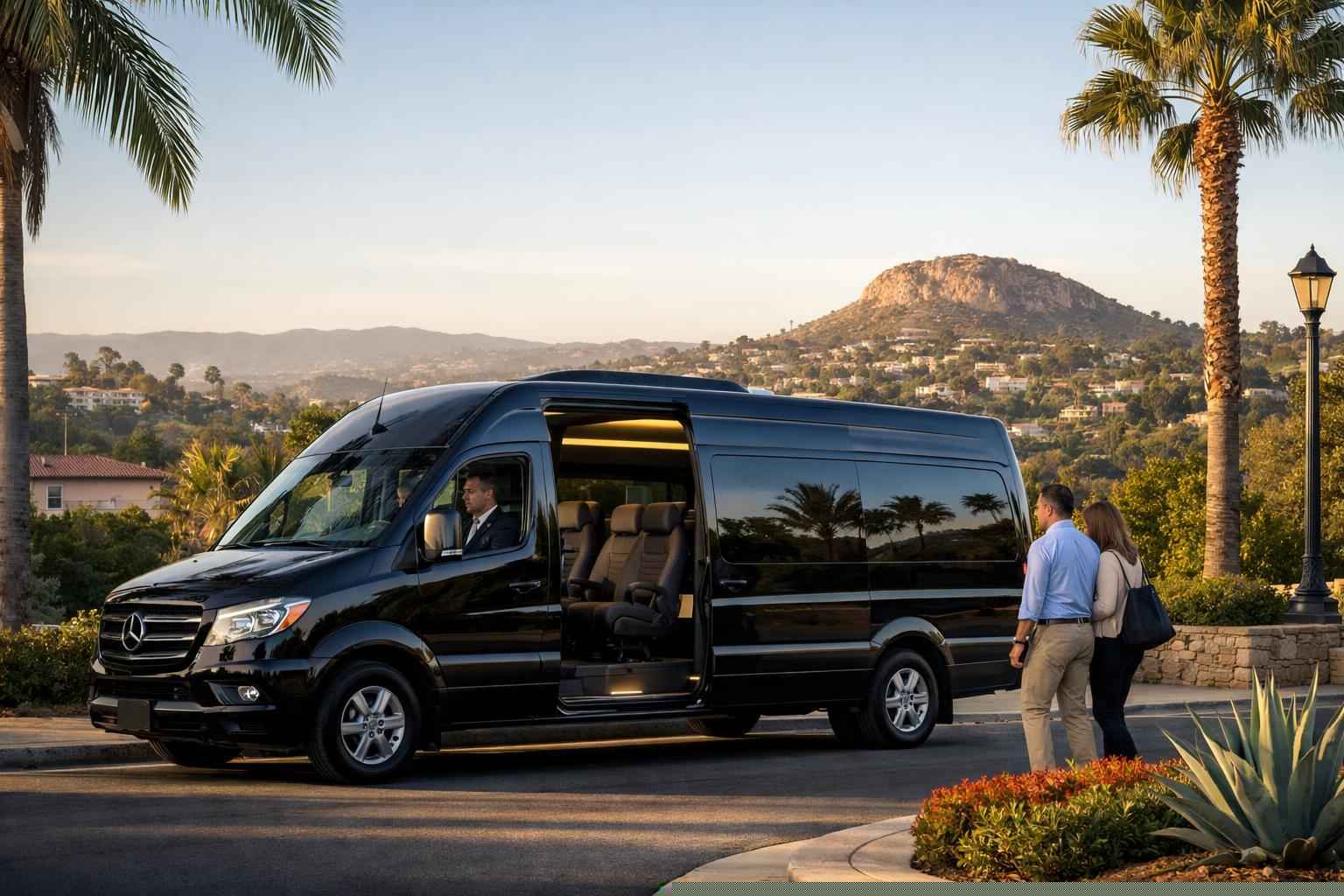 Passenger Van With Driver Services In La Mesa California