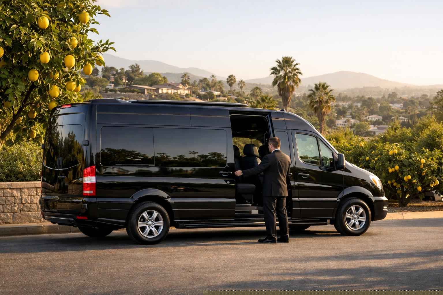 Passenger Van With Driver Services In Lemon Grove California