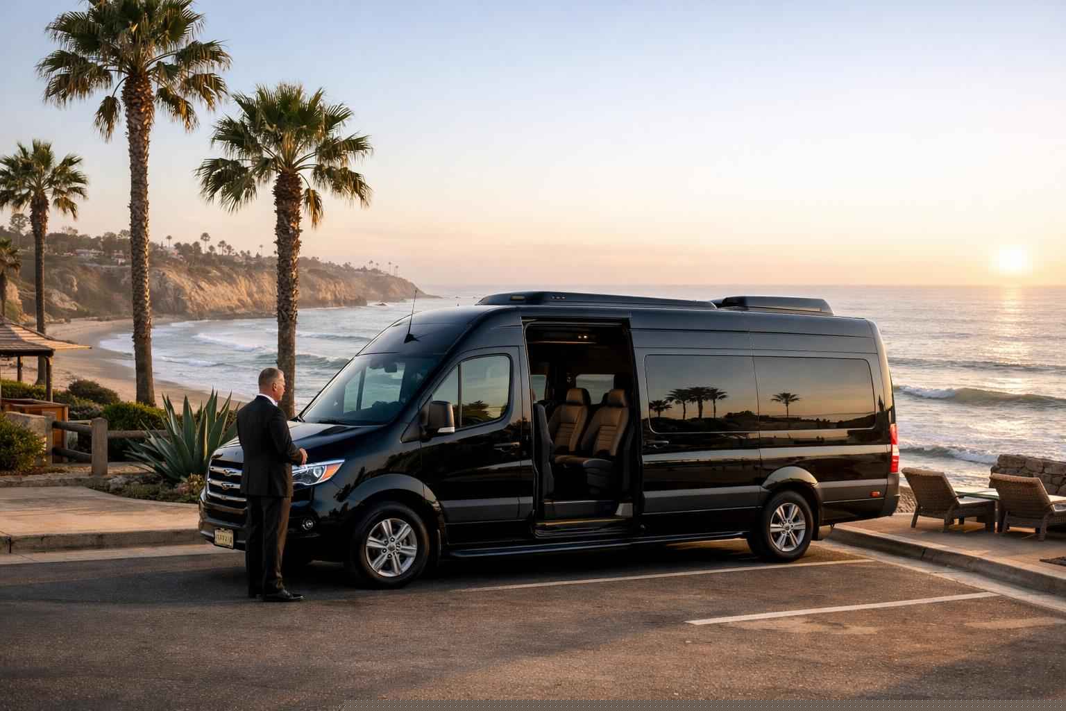Passenger Van With Driver In Solana Beach California Passenger Van With Driver Services In Solana Beach California
