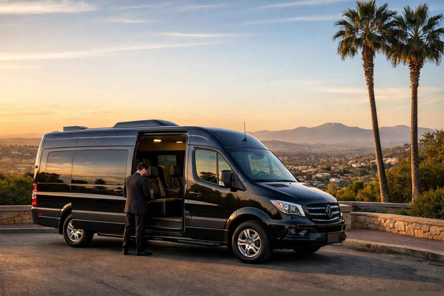 Passenger Van With Driver Services In Vista California