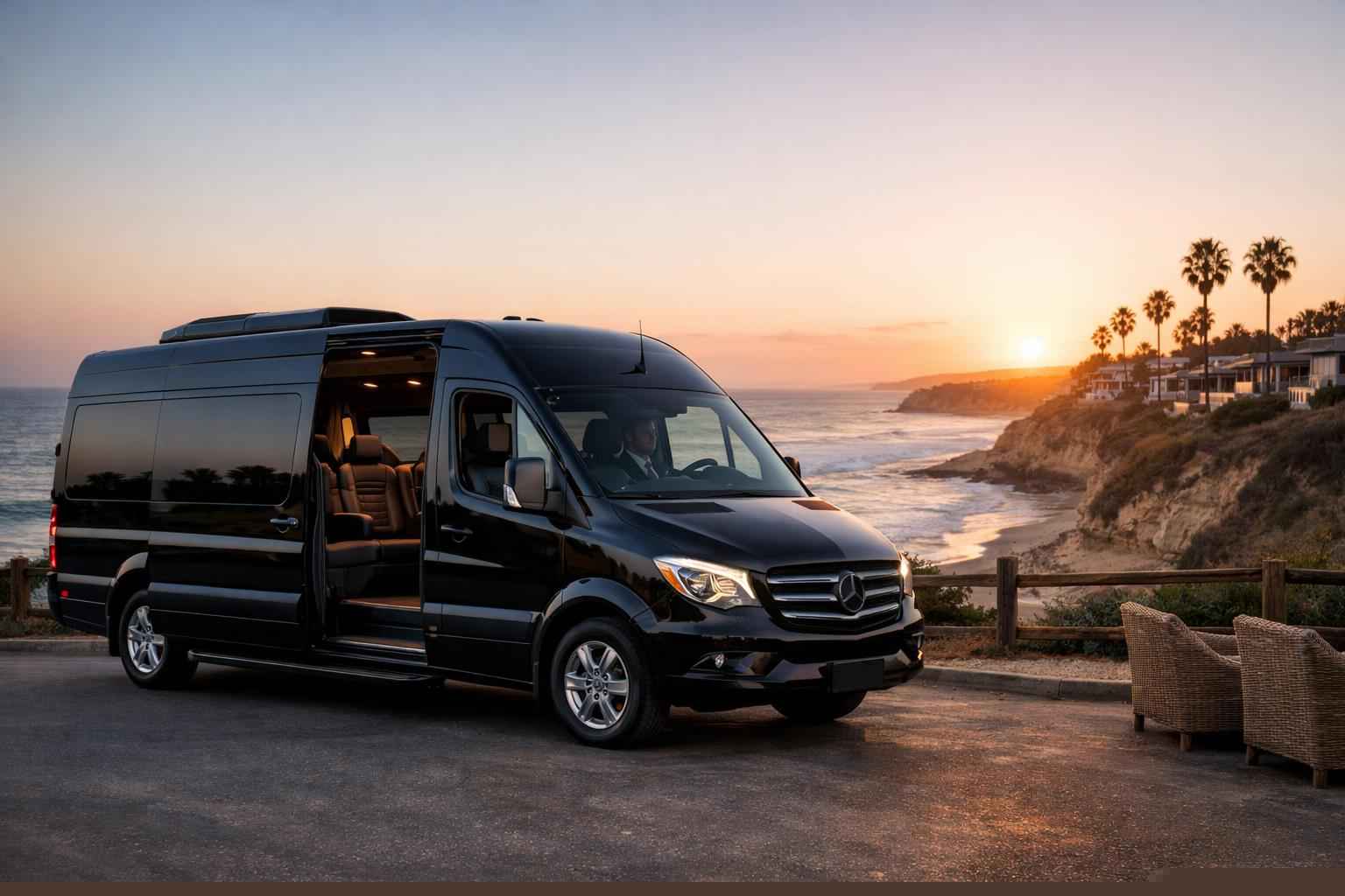 Passenger Van With Driver In Solana Beach California Passenger Van With Driver Solana Beach Ca