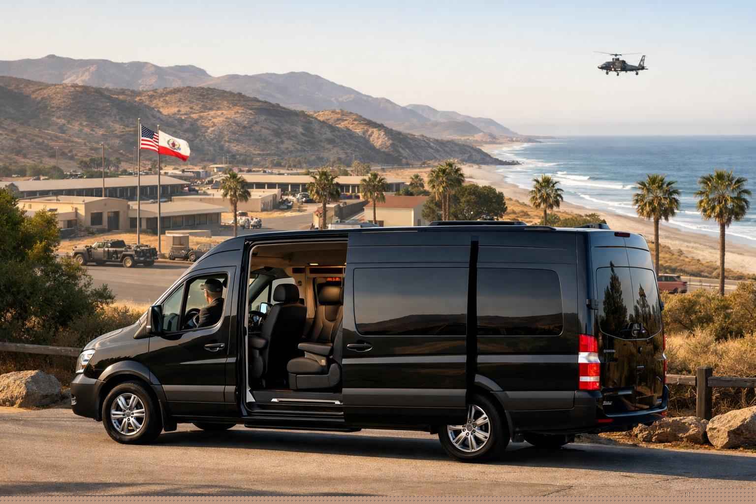 Passenger Vans With Driver In Camp Pendleton South California