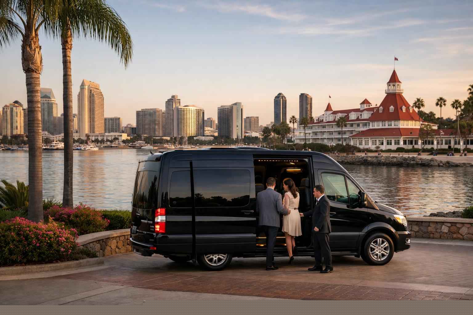 Passenger Van With Driver In Coronado California Passenger Vans With Driver In Coronado California