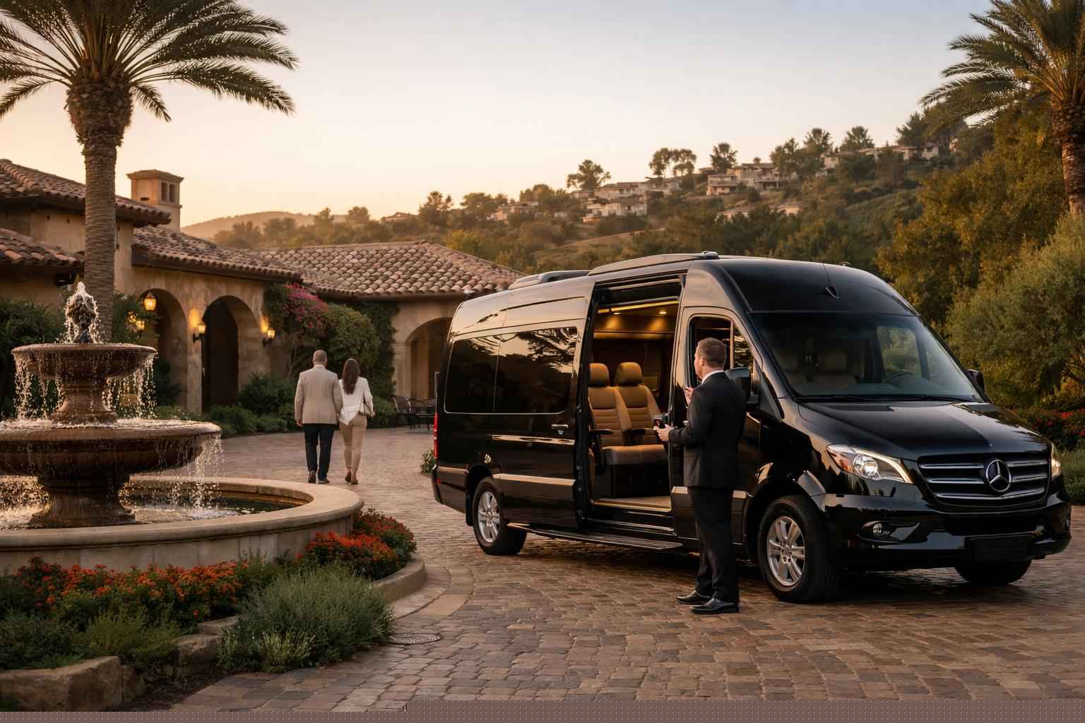 Passenger Vans With Driver In Rancho Santa Fe California