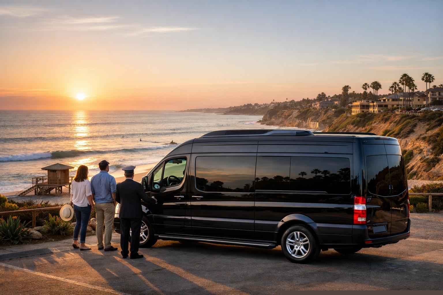 Passenger Van With Driver In Solana Beach California Passenger Vans With Driver In Solana Beach California