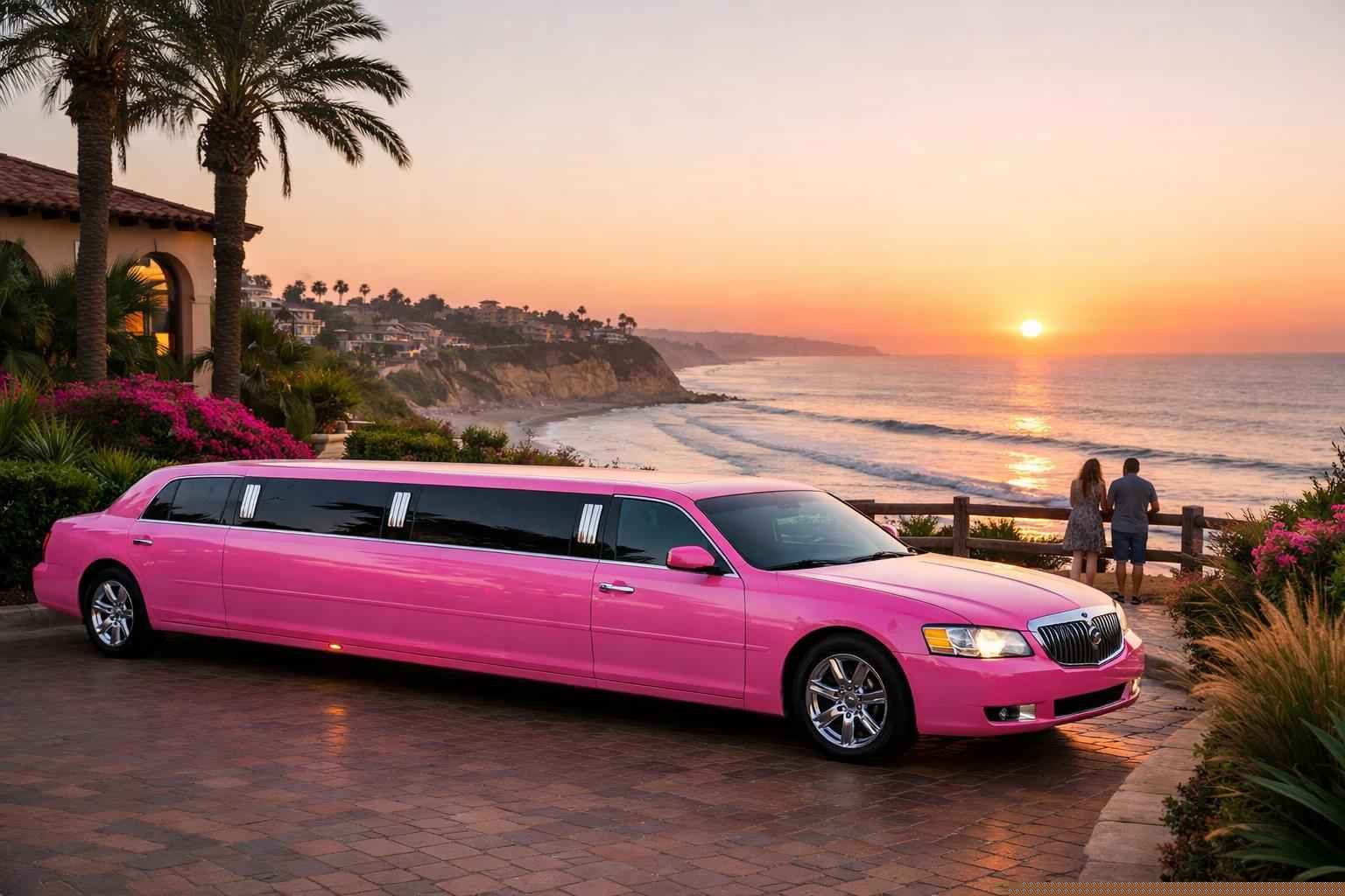 Pink Limo Rental Del Mar Ca
