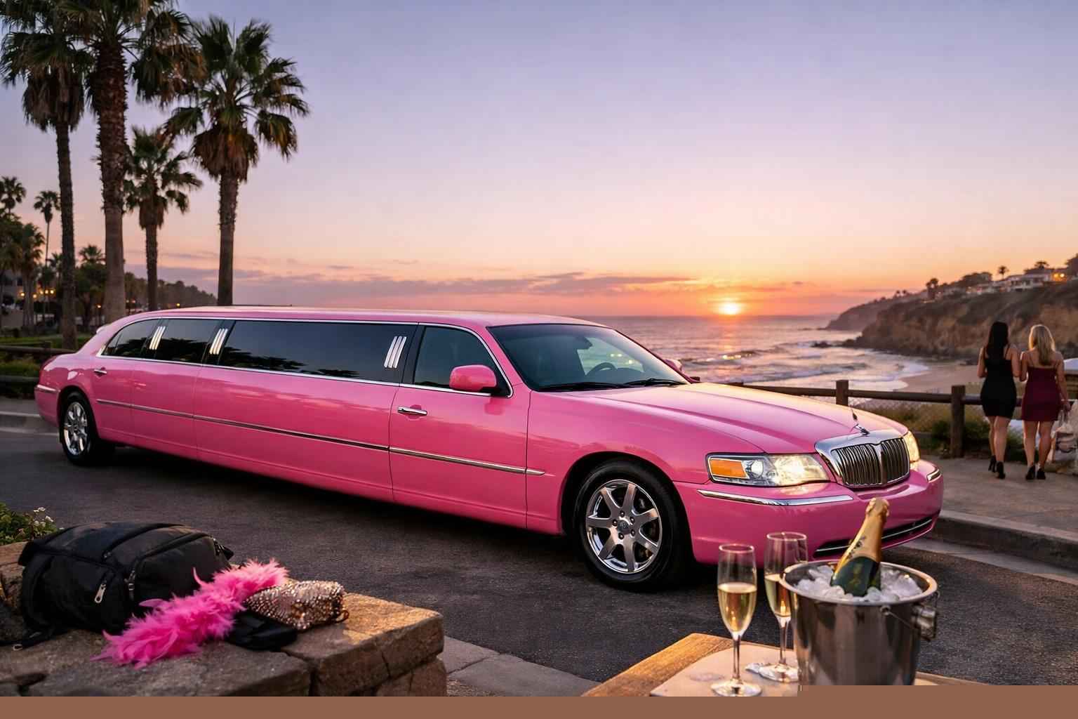 Pink Limo Rental Encinitas Ca