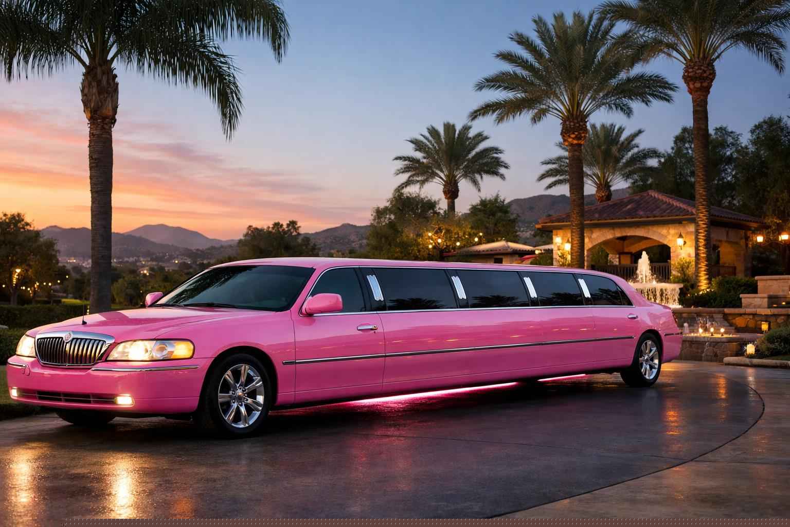 Pink Limo Rental Escondido Ca