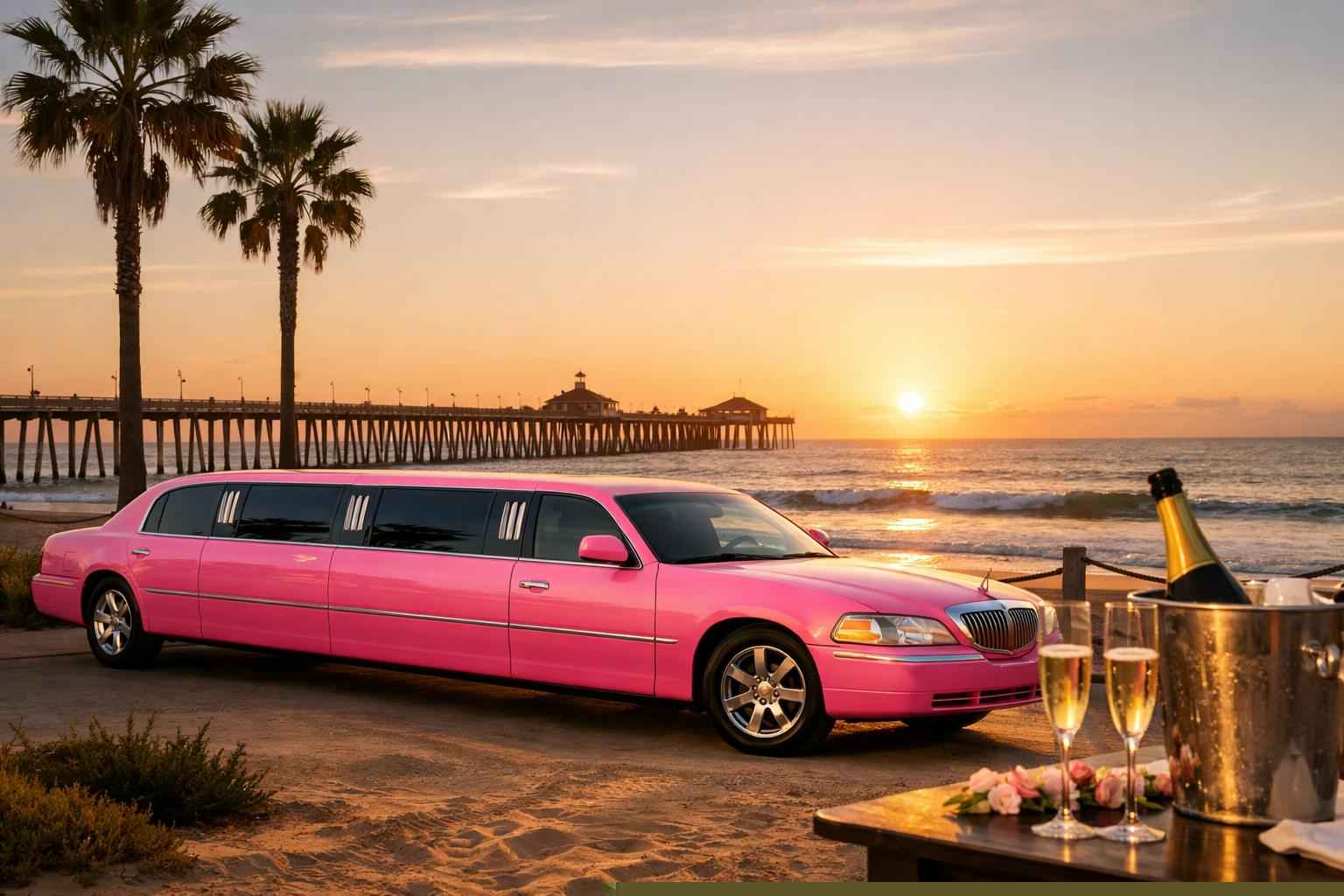 Pink Limo Rental Imperial Beach Ca