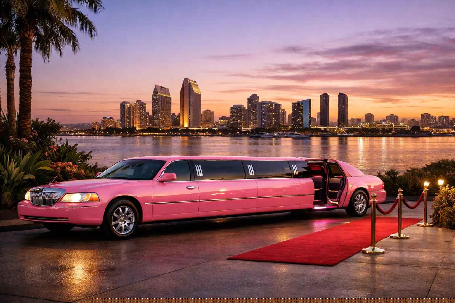 Pink Limo Rental In National City California Pink Limo Rental National City Ca