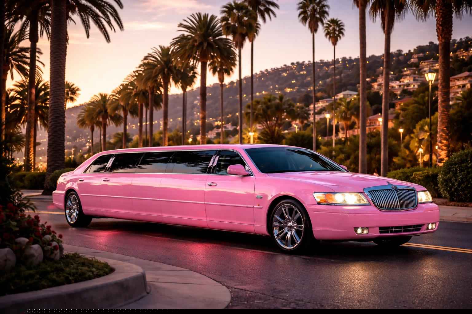 Pink Limo Rental Near Me Bostonia Ca