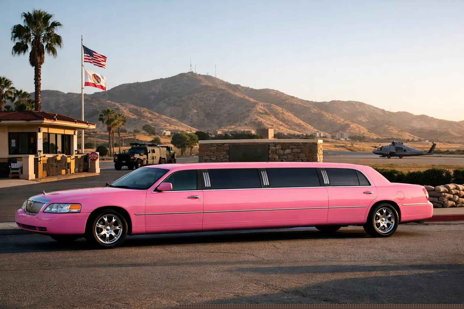 Pink Limo Rental Near Me Camp Pendleton South Ca