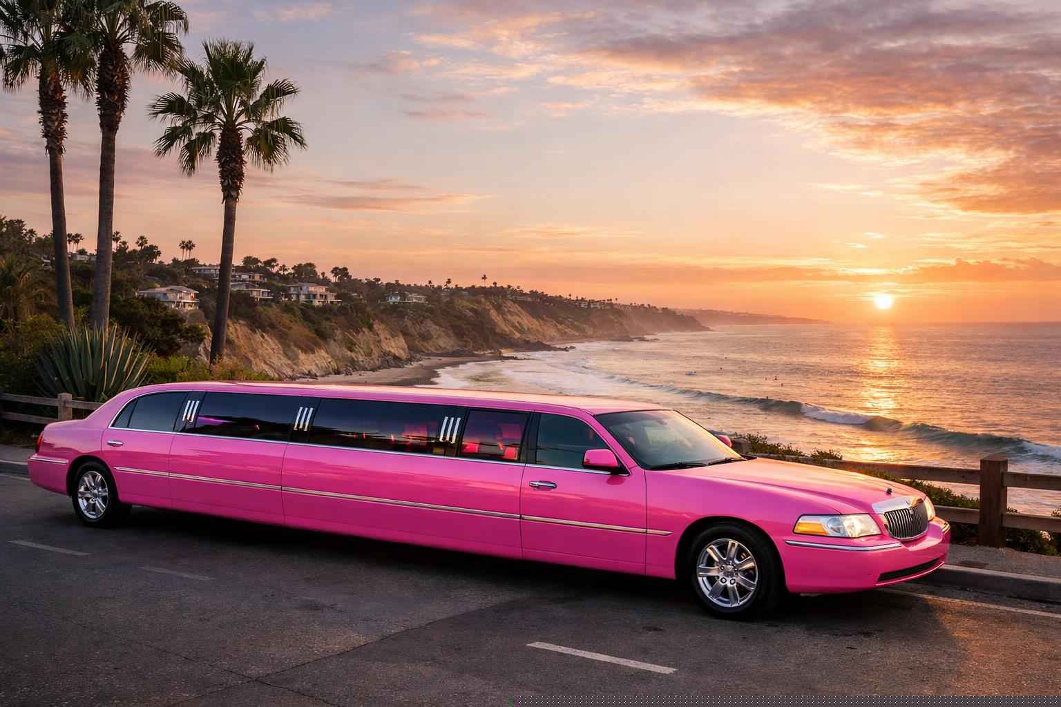 Pink Limo Rental Near Me Encinitas Ca