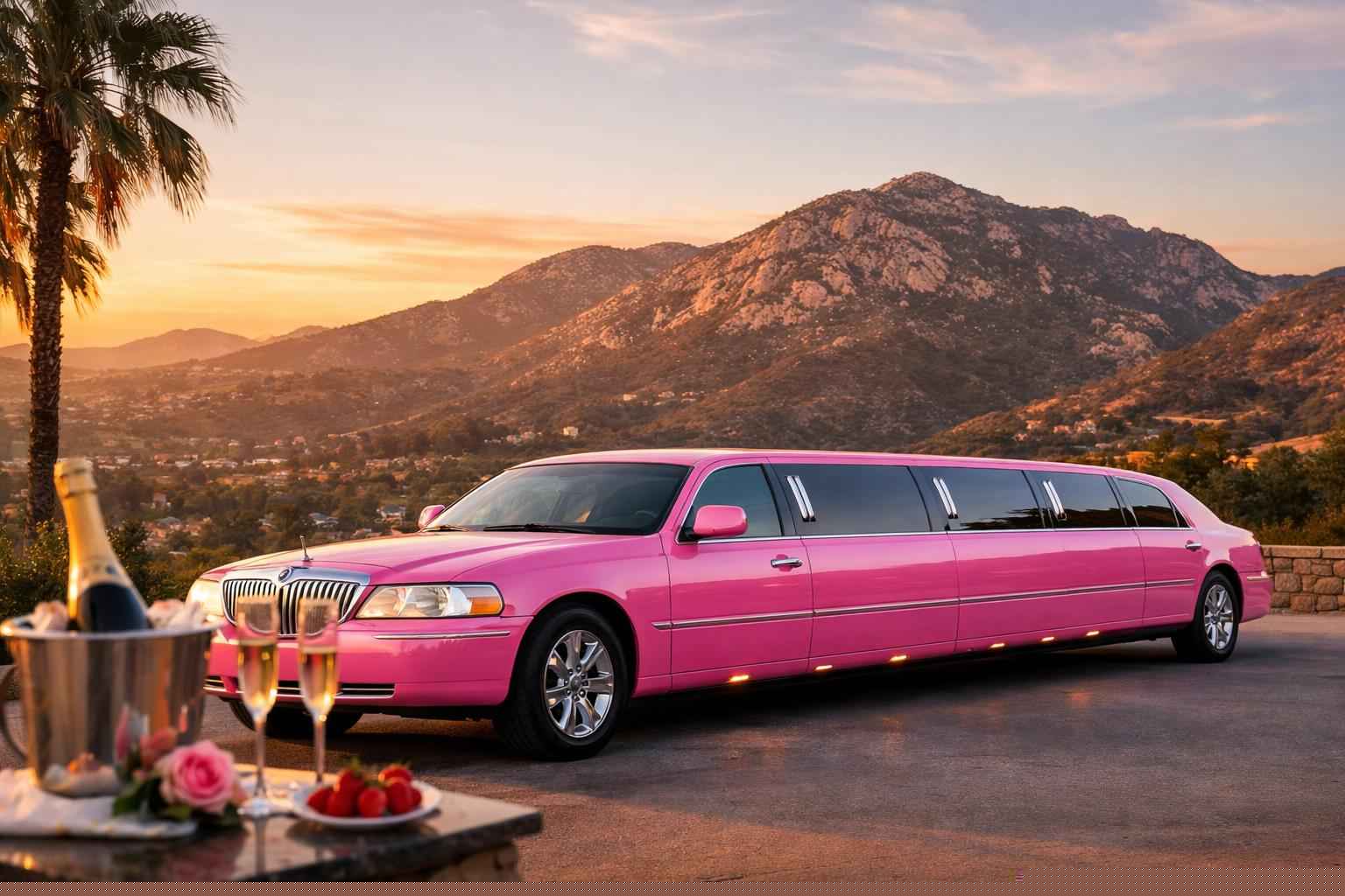 Pink Limo Rental In Granite Hills California Pink Limo Rental Near Me Granite Hills Ca