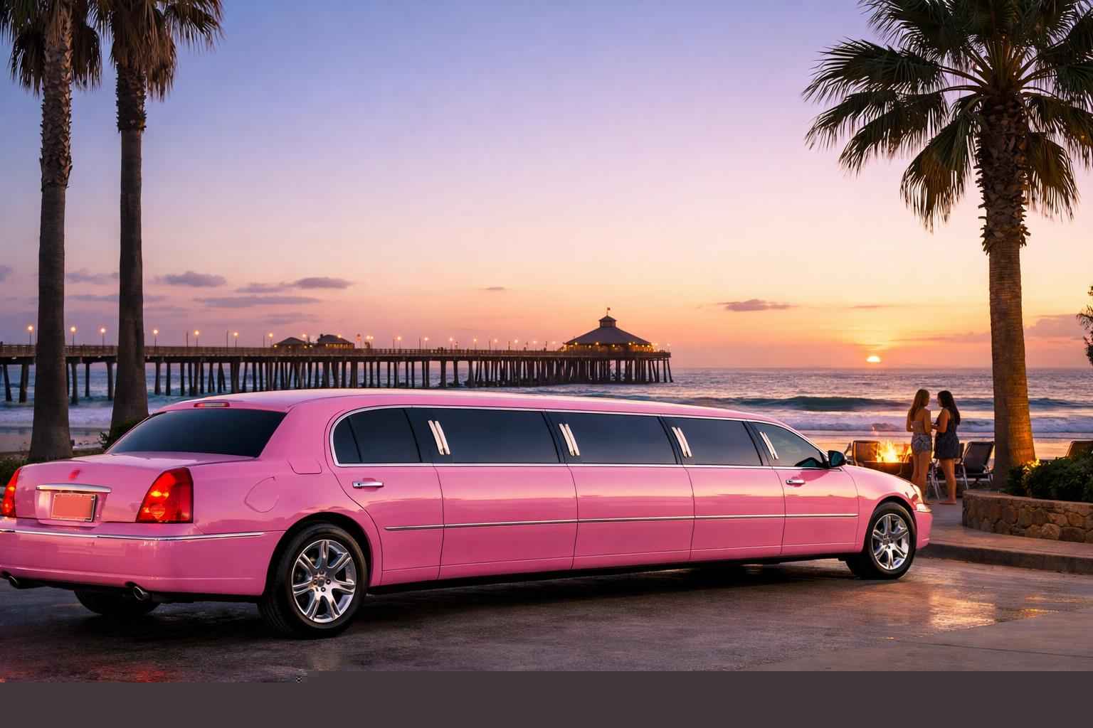 Pink Limo Rental Near Me Imperial Beach Ca