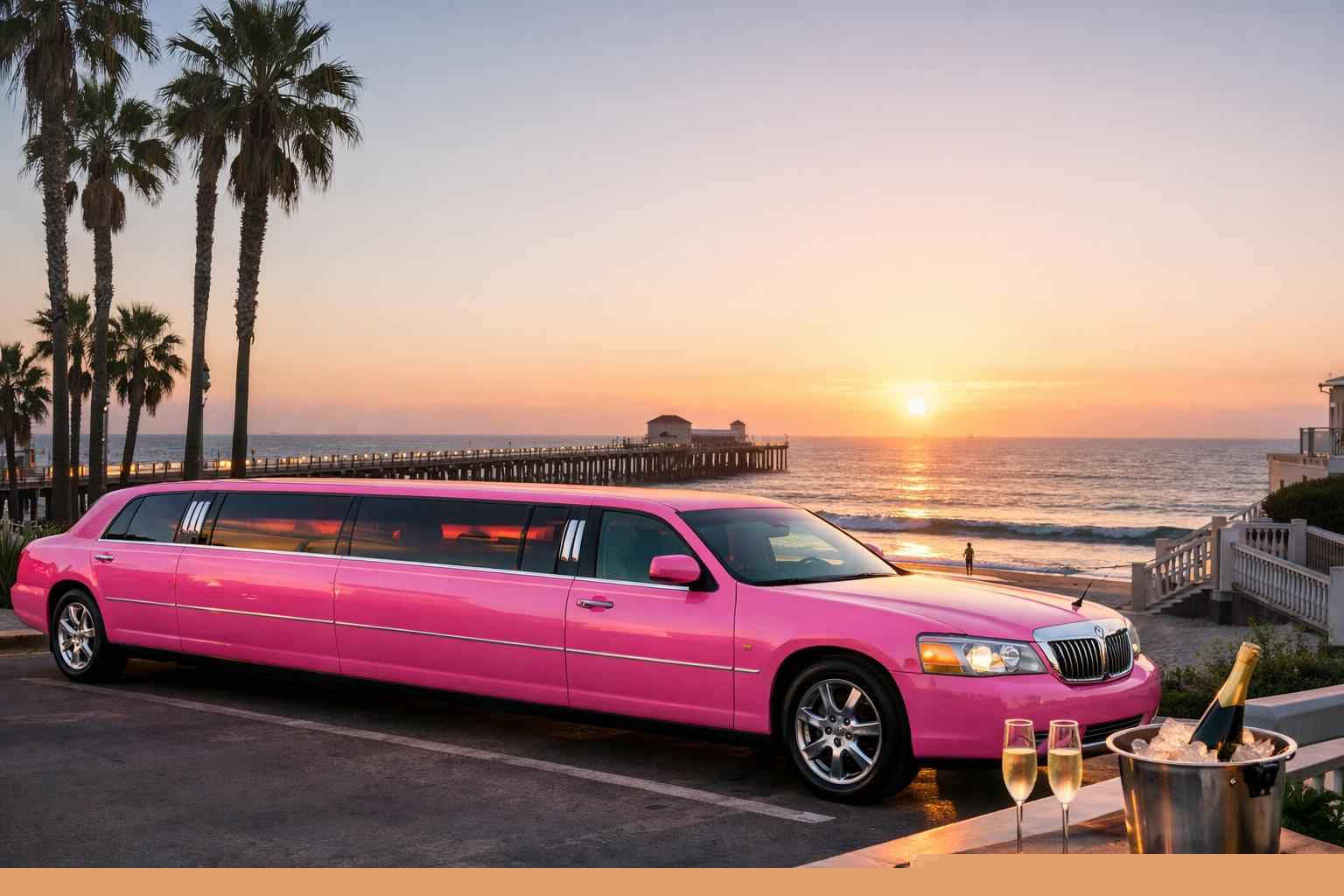 Pink Limo Rental Oceanside Ca