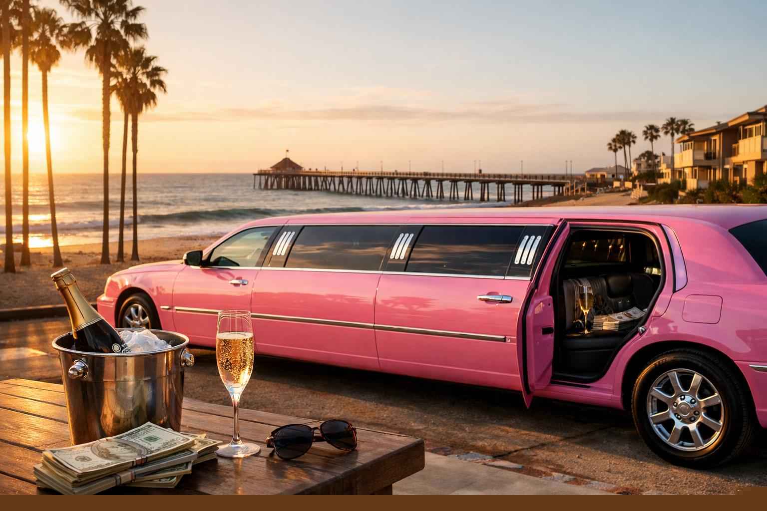 Pink Limo Rental Prices In Imperial Beach Ca