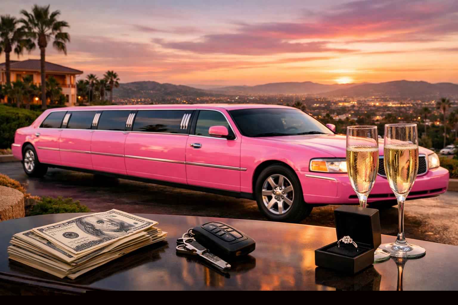 Pink Limo Rental Prices In La Mesa Ca