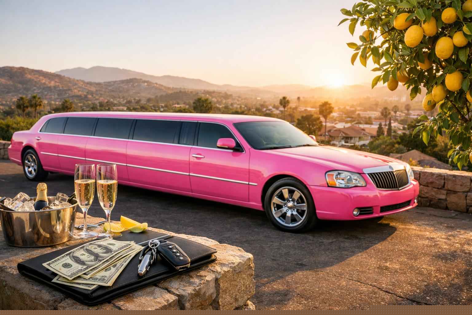 Pink Limo Rental In Lemon Grove California Pink Limo Rental Prices In Lemon Grove Ca