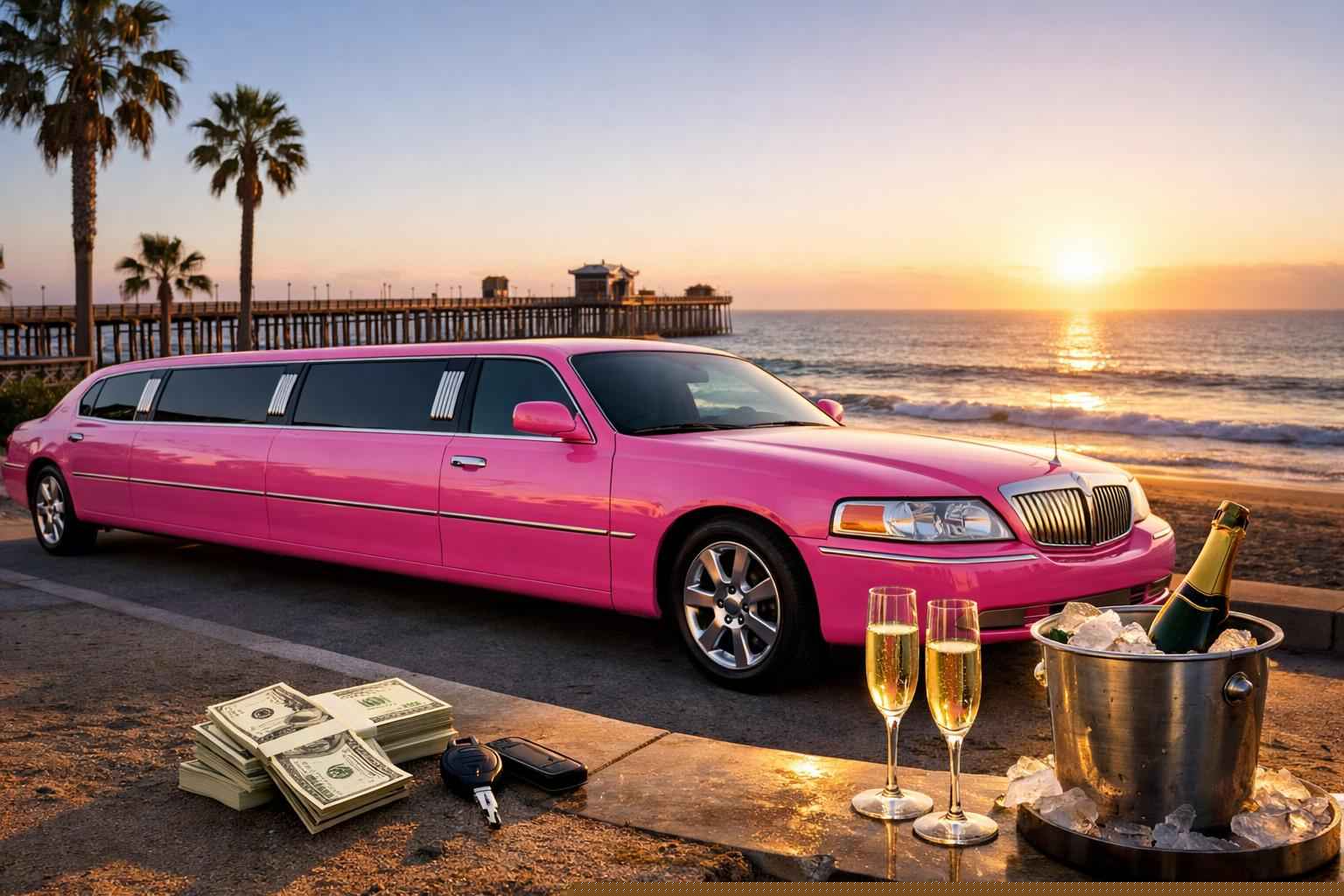 Pink Limo Rental Prices In Oceanside Ca