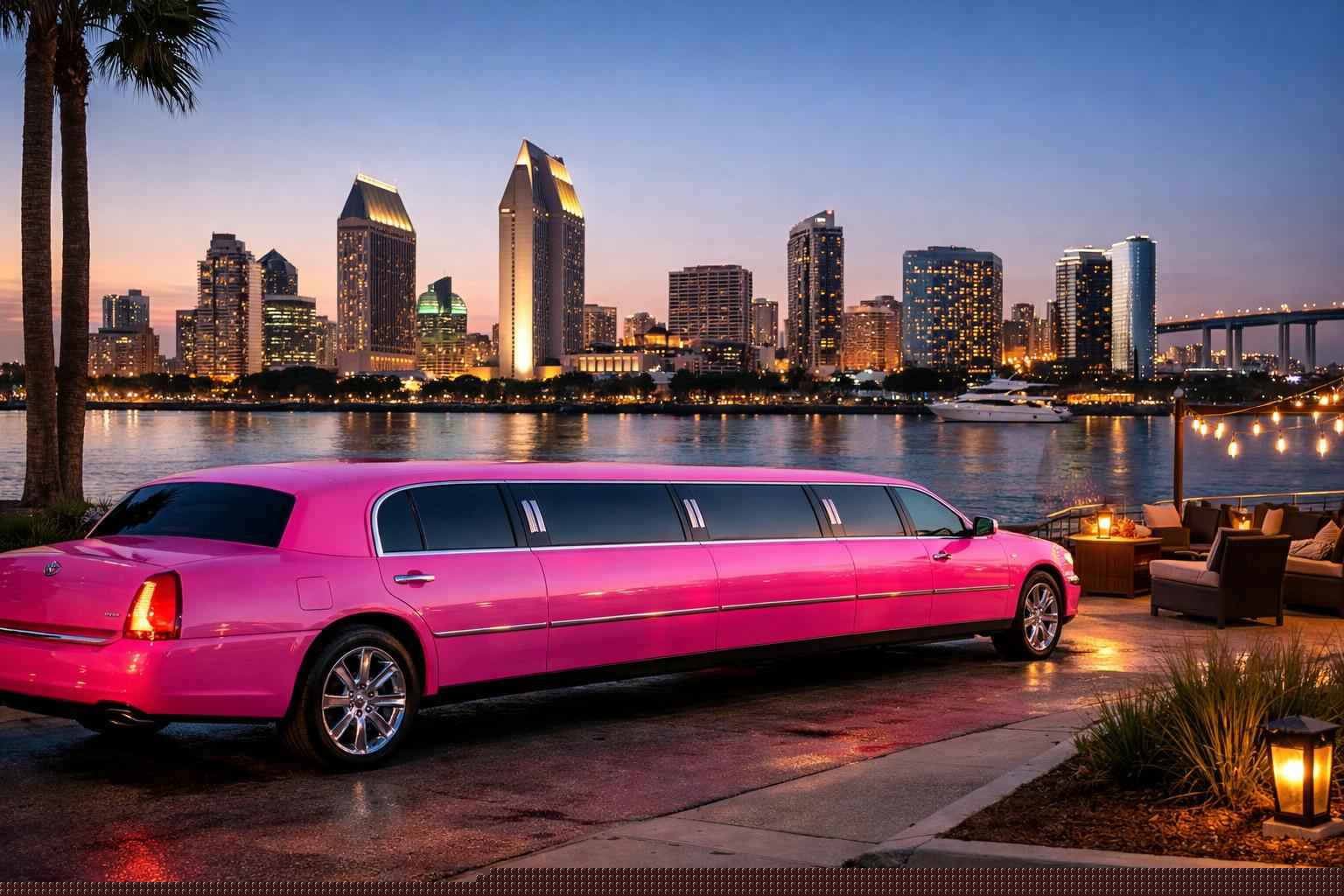 Pink Limo Rental San Diego Ca
