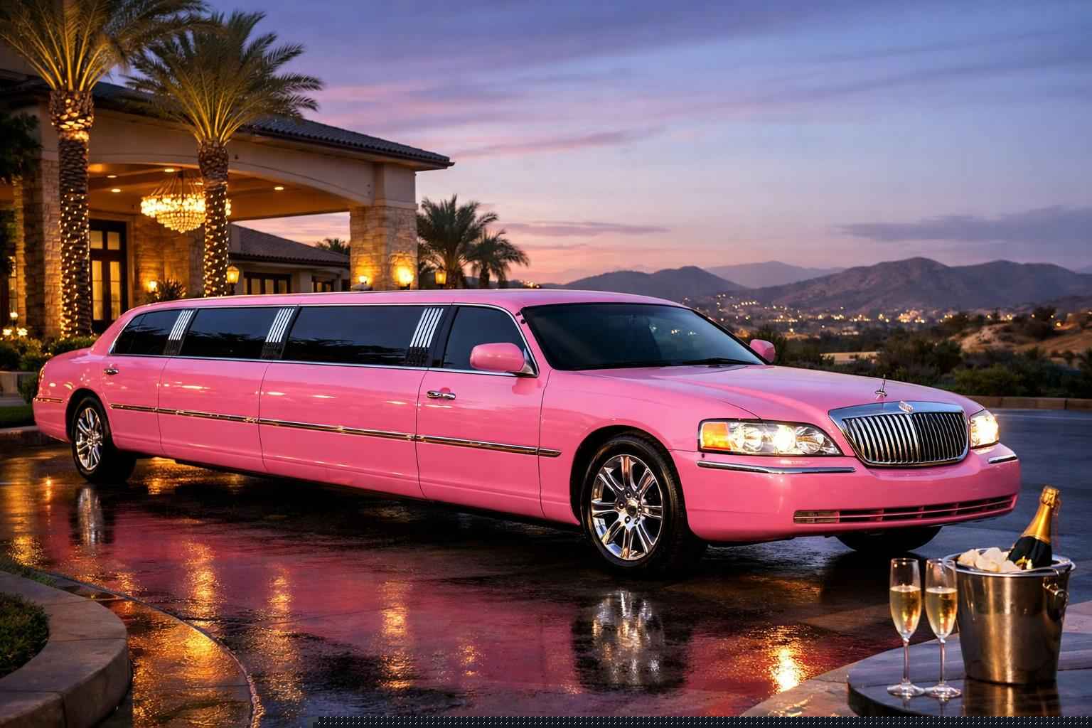 Pink Limo Rental Santee Ca