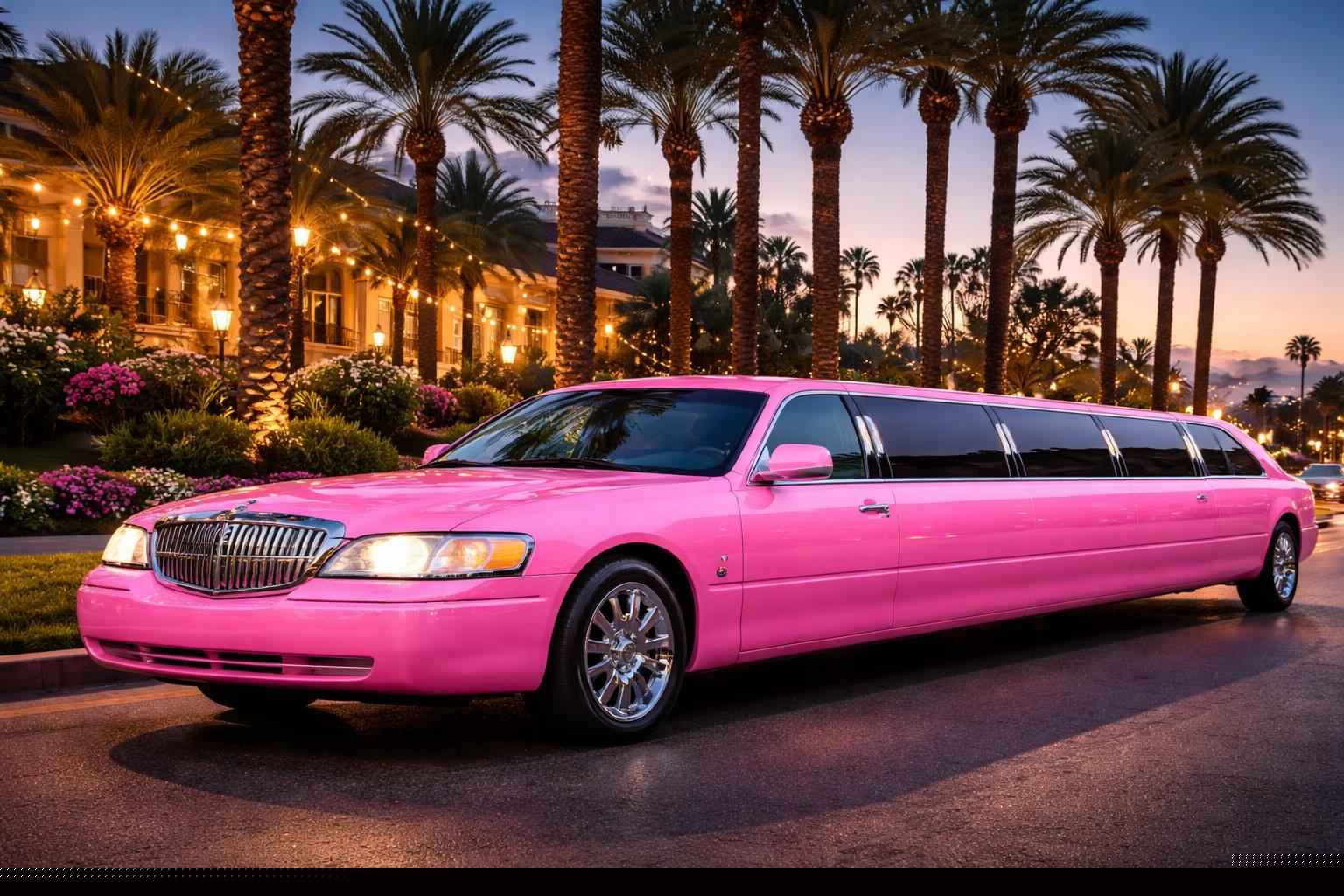 Pink Limo Rental Services In Bostonia California