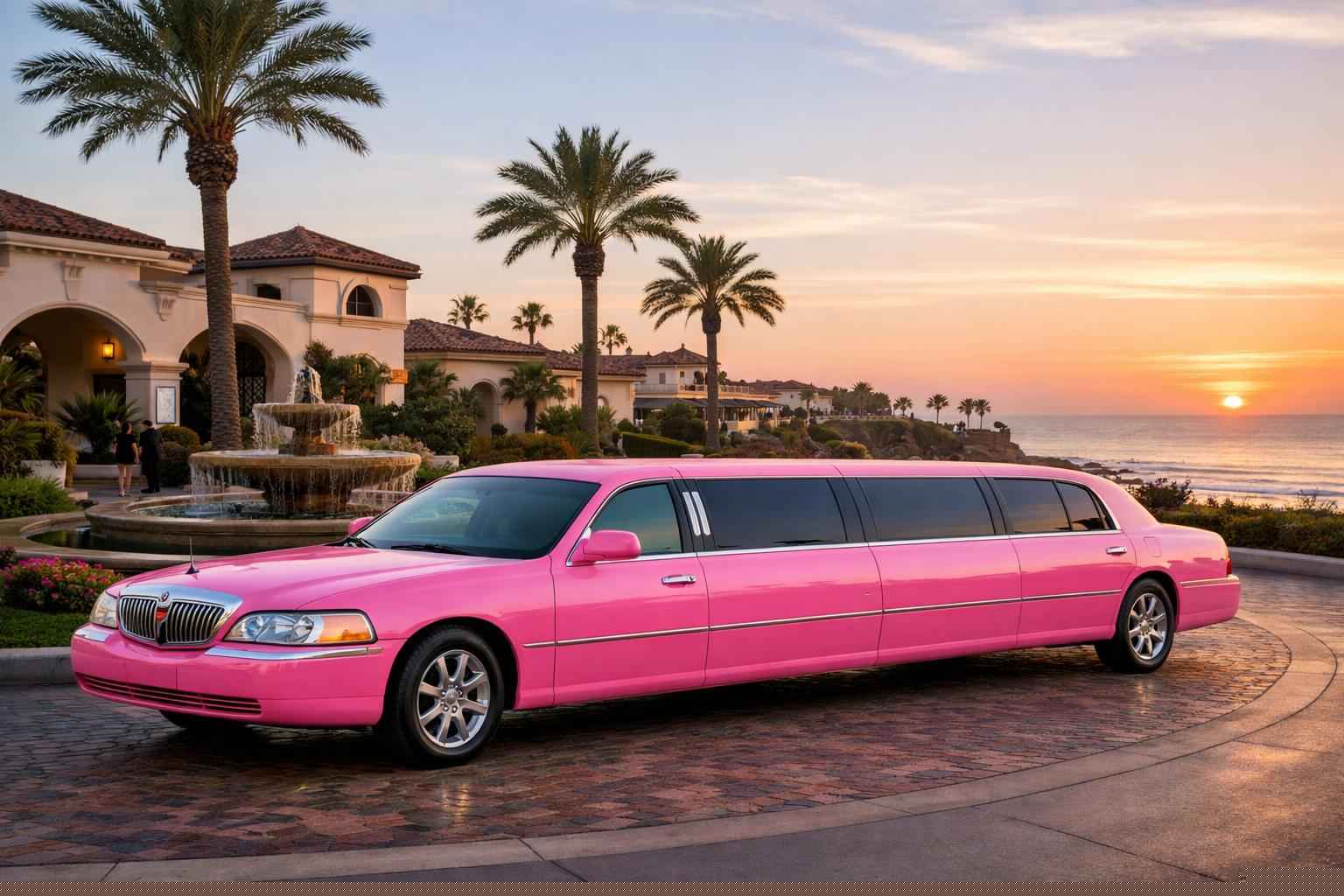 Pink Limo Rental Services In Carlsbad California