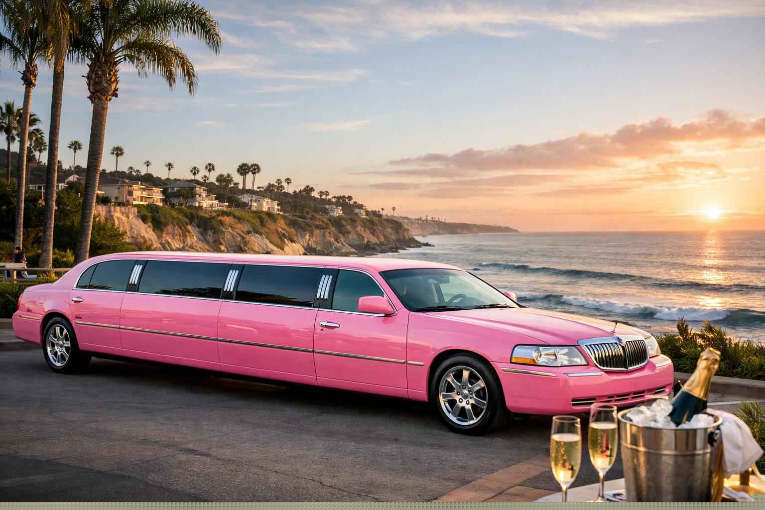 Pink Limo Rental Services In Encinitas California