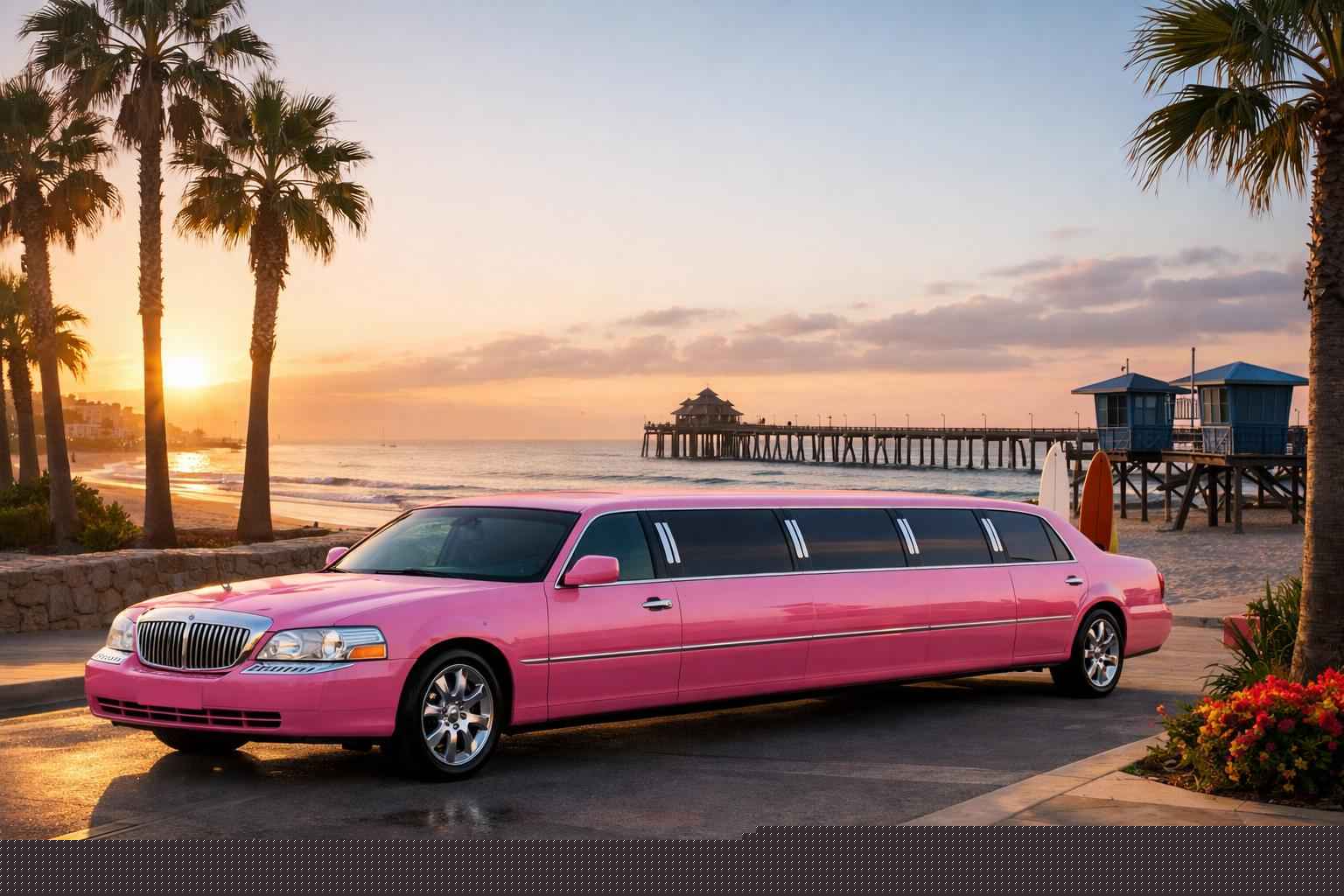 Pink Limo Rental Services In Imperial Beach California