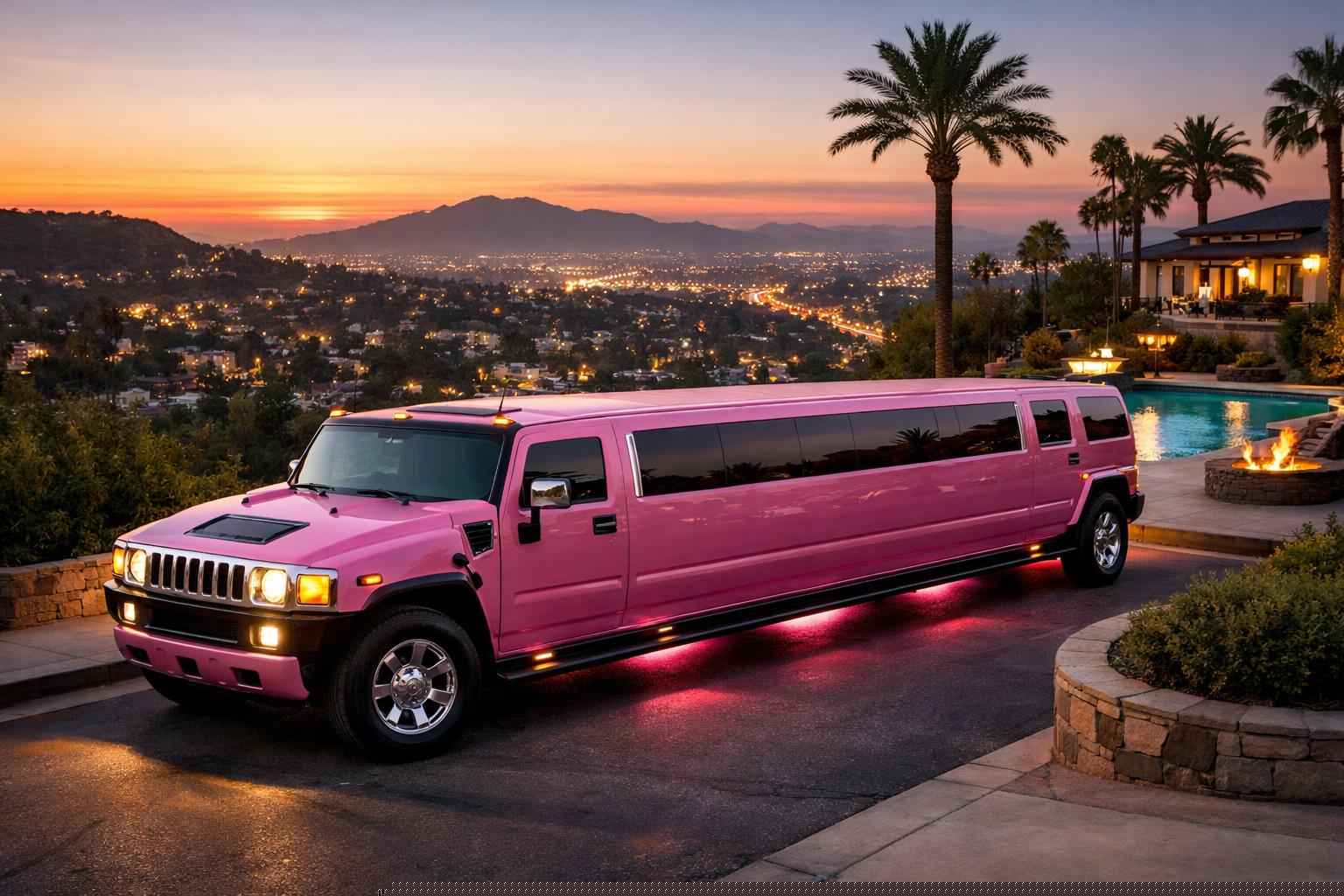 Pink Limo Rental Services In La Mesa California