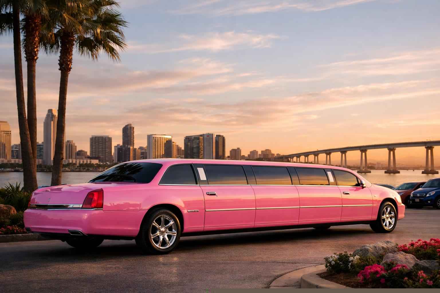 Pink Limo Rental In National City California Pink Limo Rental Services In National City California