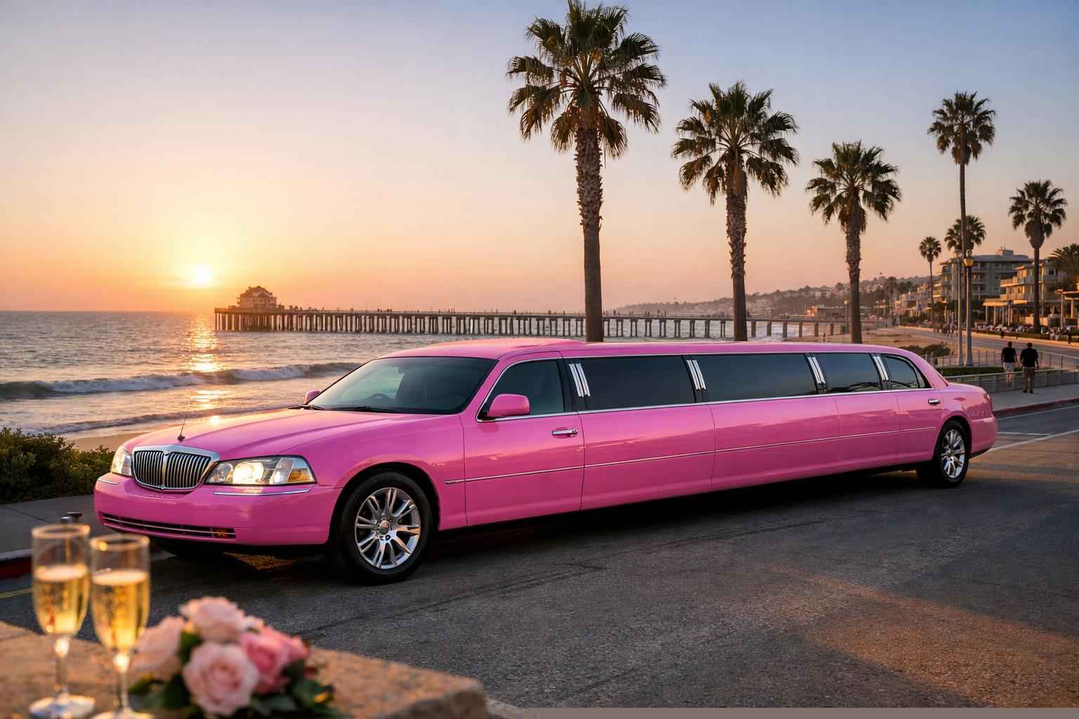 Pink Limo Rental Services In Oceanside California