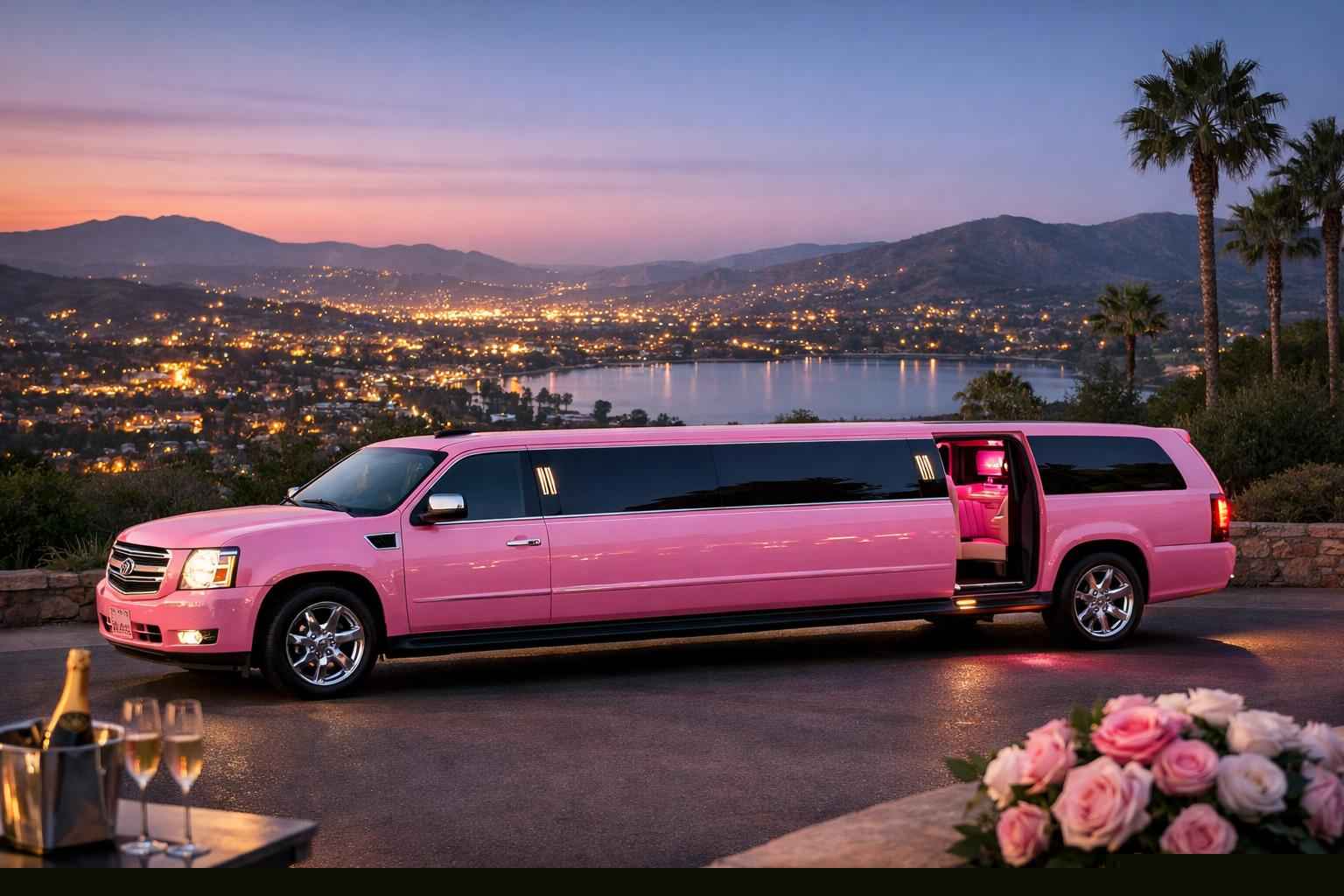 Pink Limo Rental Services In San Marcos California