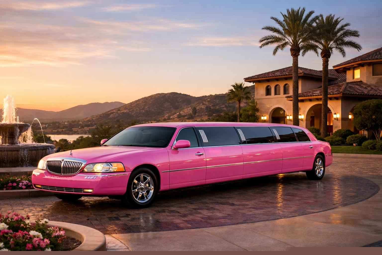 Pink Limo Rental Services In Santee California