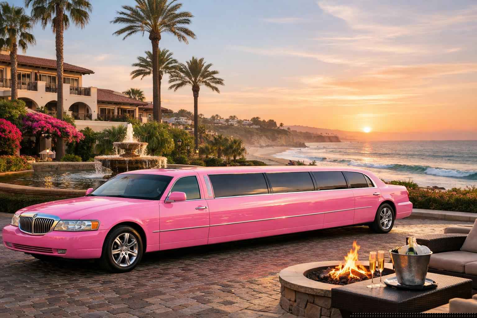 Pink Limo Service Del Mar Ca