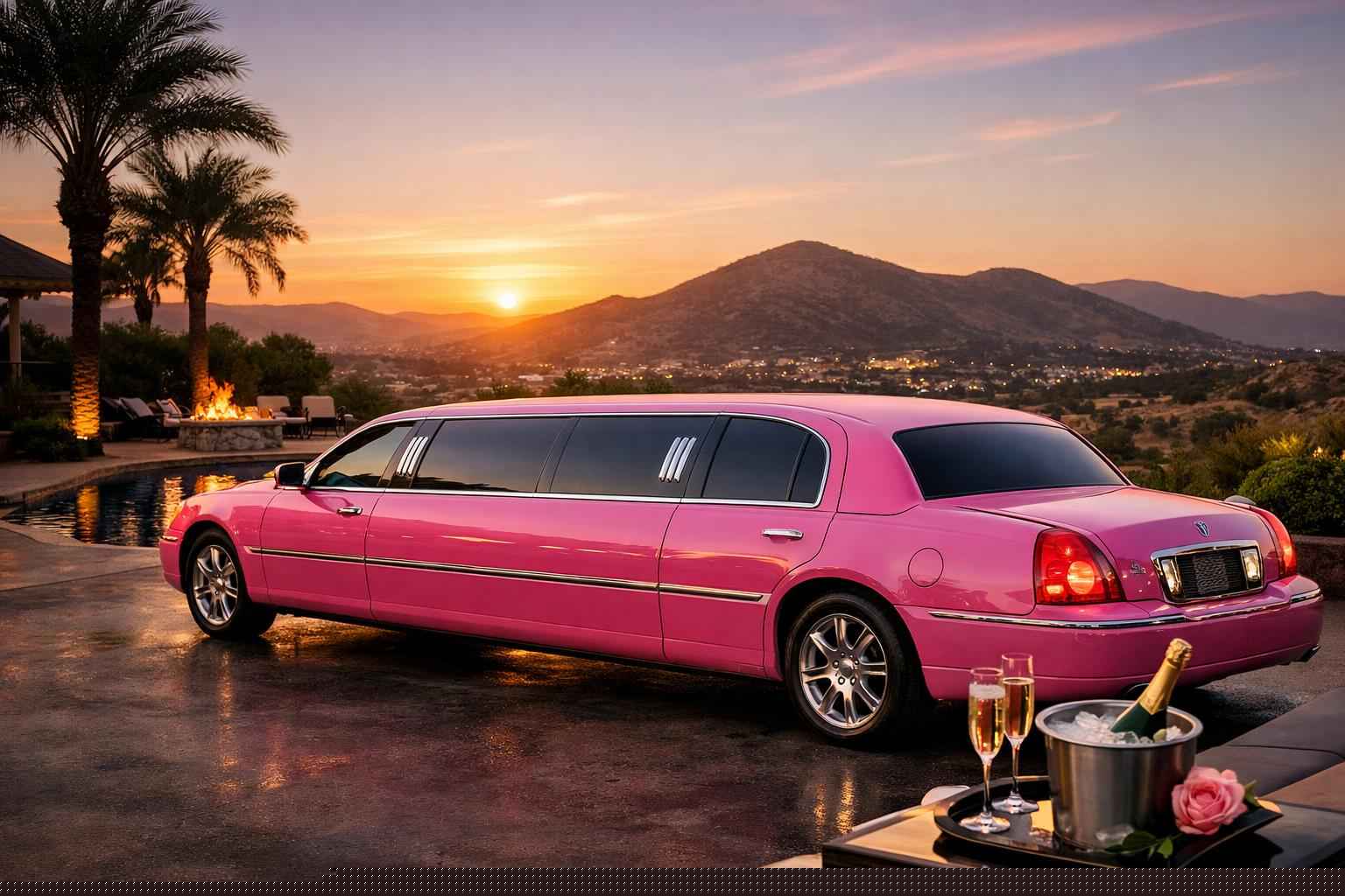 Pink Limo Service Santee Ca