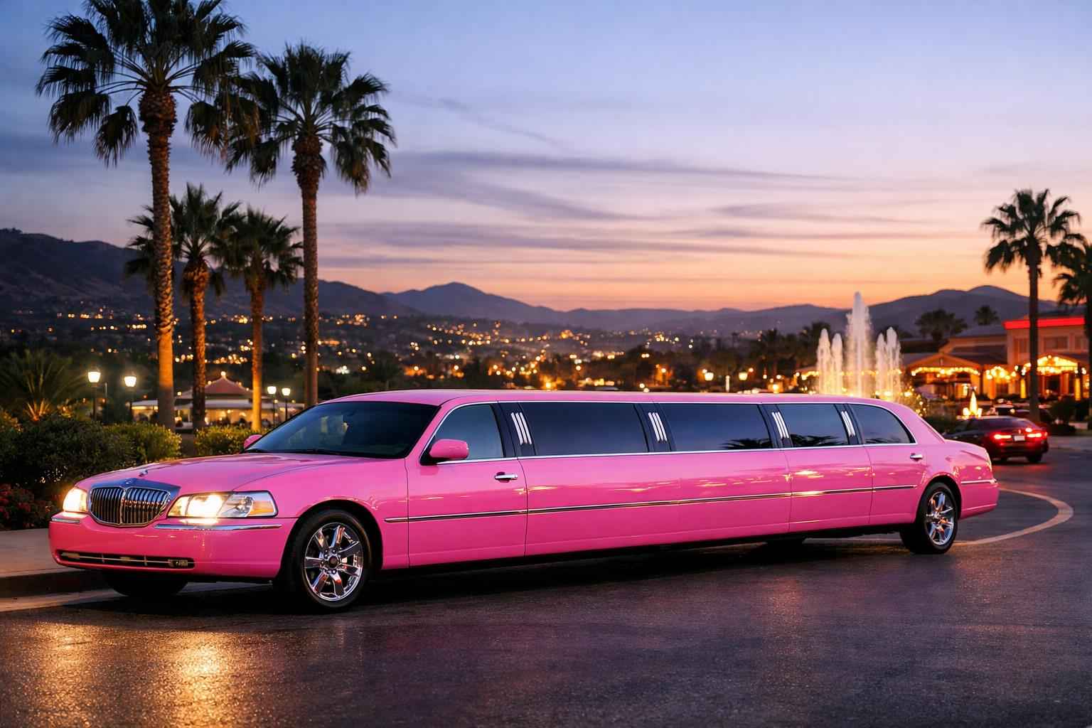 Pink Limousines In El Cajon California