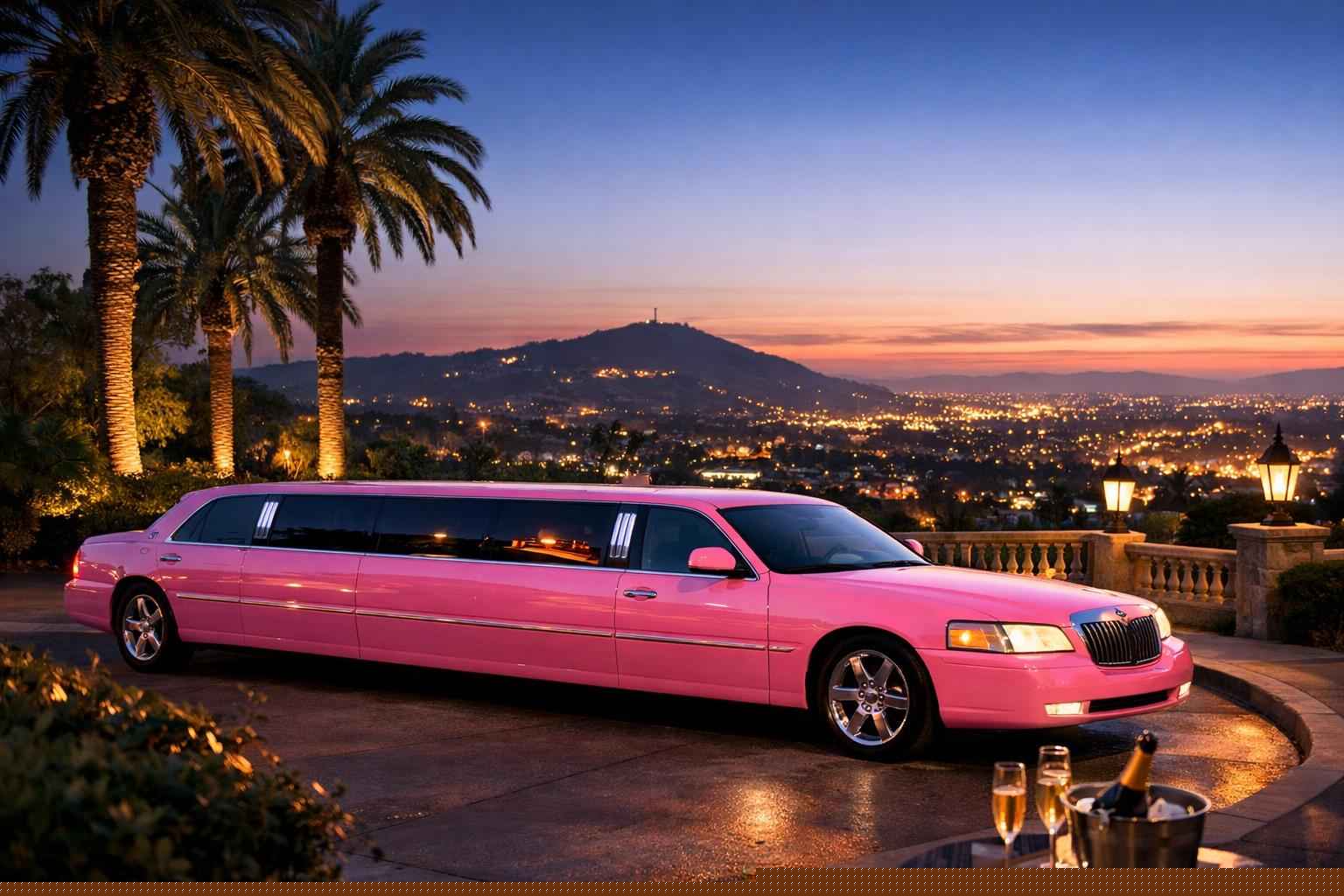 Pink Limousines In La Mesa California