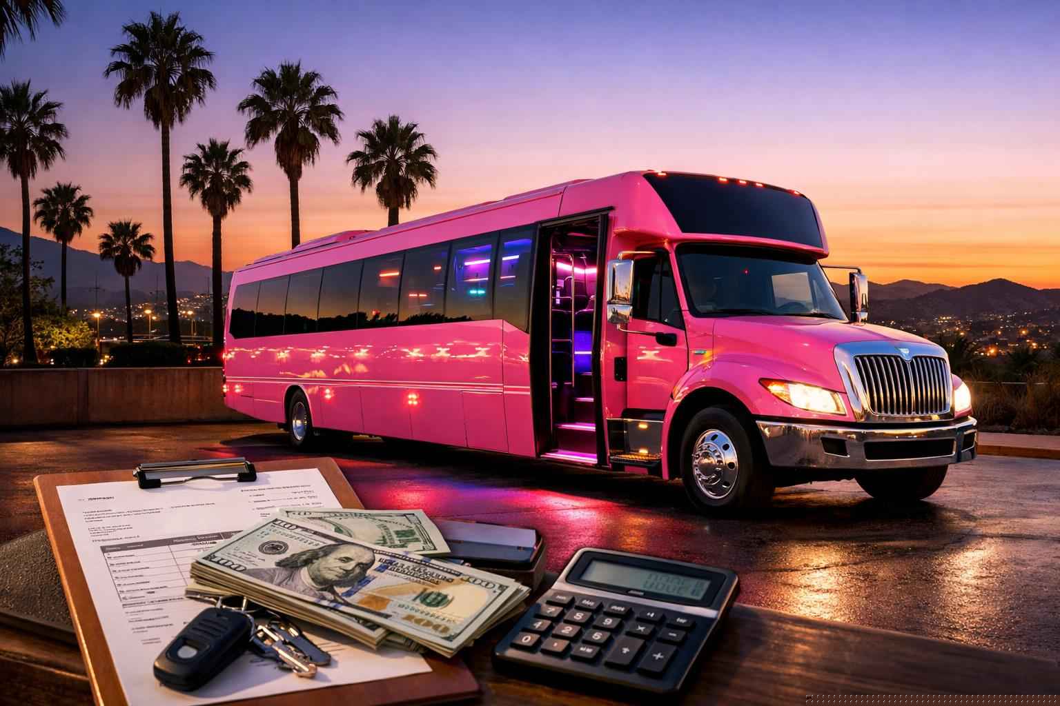 Pink Party Bus Rental Prices In El Cajon Ca