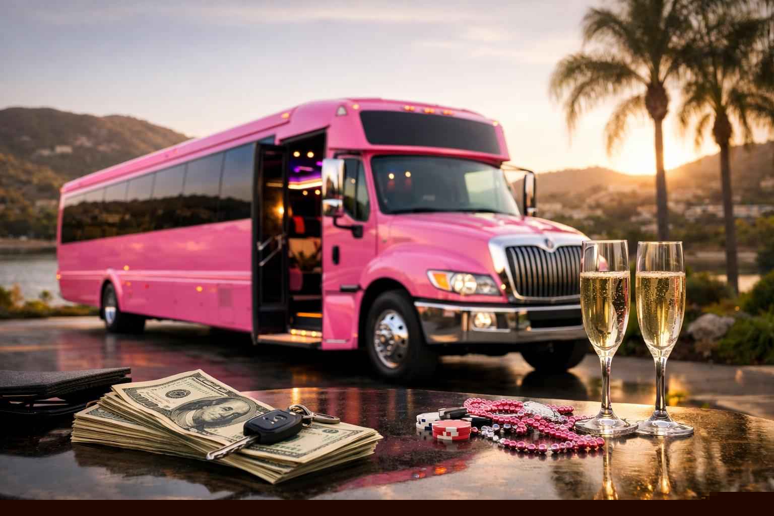 Pink Party Bus Rental Prices In San Marcos Ca