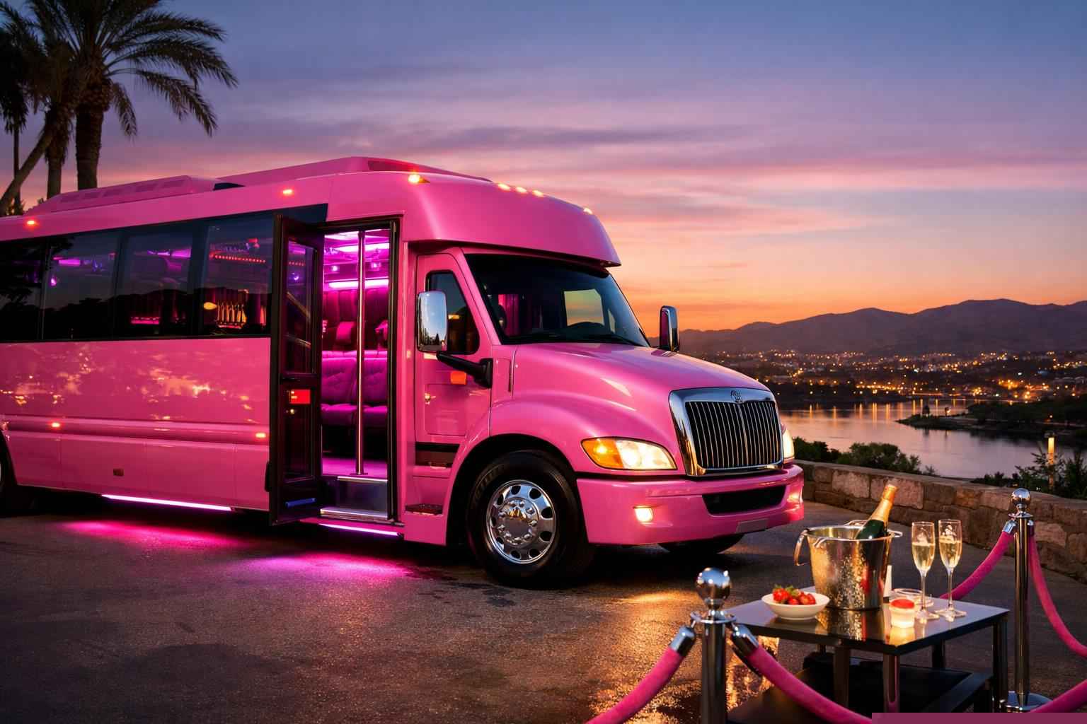 Pink Party Bus Service San Marcos Ca