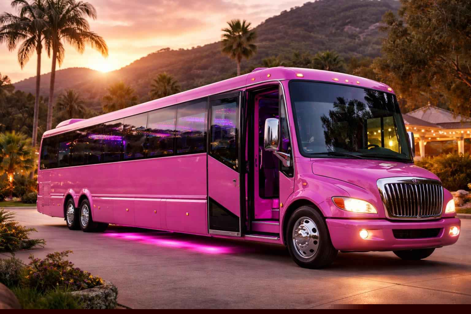 Pink Party Buses In Jamul California