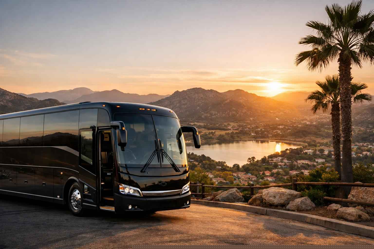 Bus Rental In Poway California Poway California Bus Rental